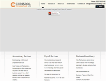 Tablet Screenshot of chrisdolconsulting.com